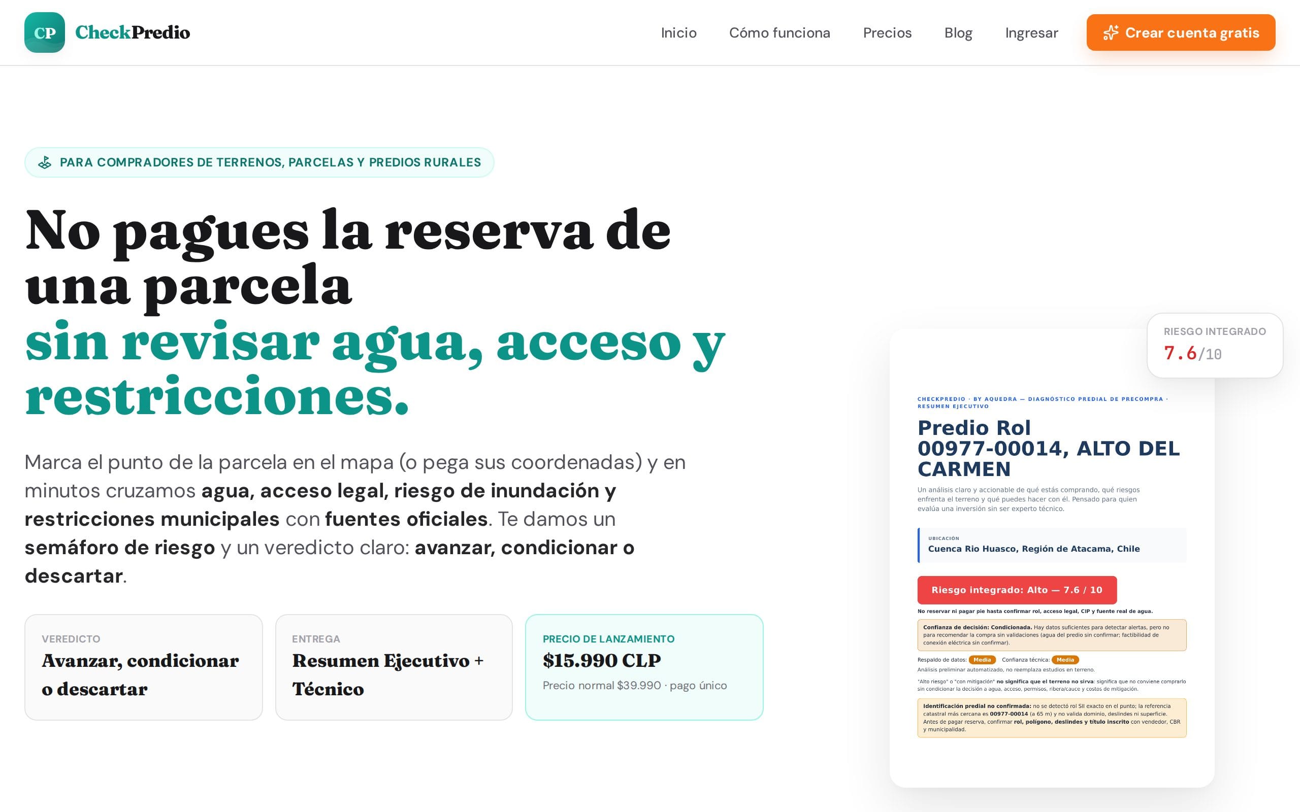 CheckPredio